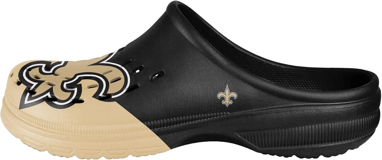 FOCO Men's NFL Team Logo Garden Water Sandals Shoes Slipper Clogs