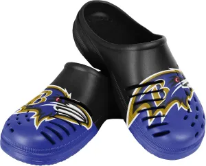 FOCO NFL Mens Big Splash Team Logo Solid Clogs Comfortable Water Slip on Shoes