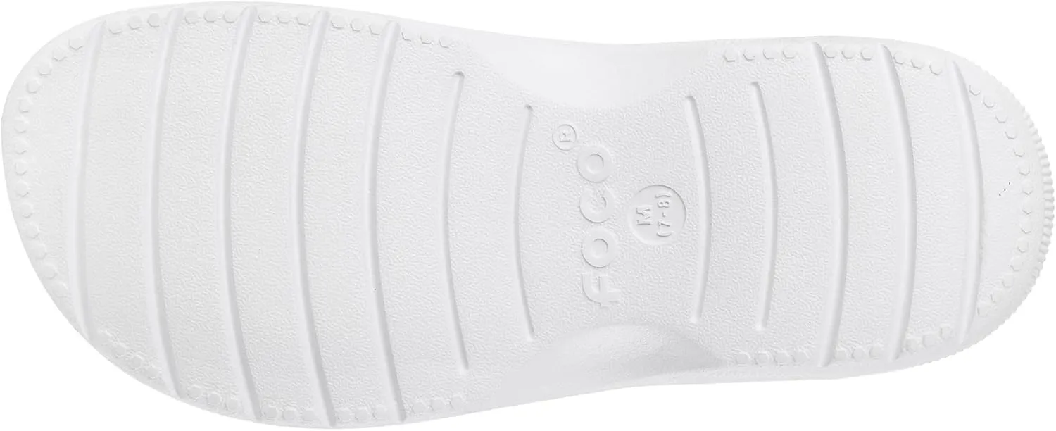 FOCO Women's NFL Team Logo Ladies Floral White Water Garden Shoe Clog Sandals