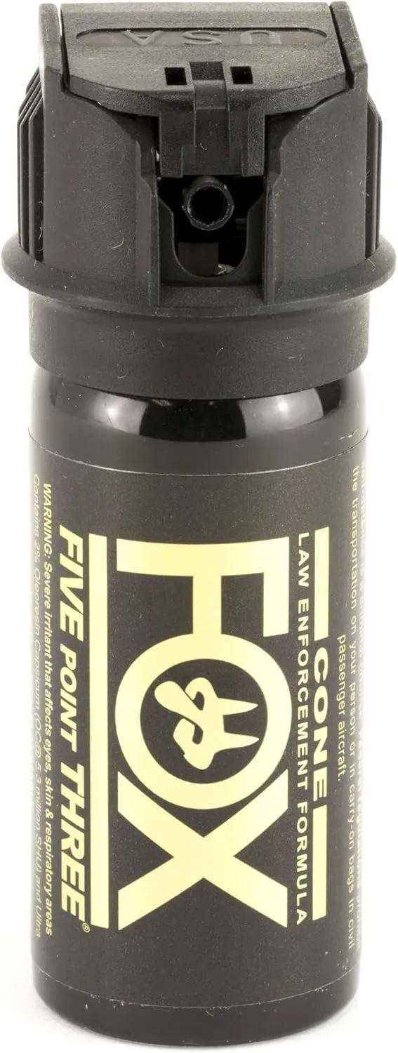 Fox Labs 152FTMDB Flip Top 1.5oz Pepper Spray Fogger (CONE) Pattern