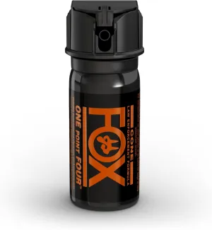 Fox Labs, One Point Four, 4 % OC Pepper Spray- Flip Top Cone (2 oz) 24FTM