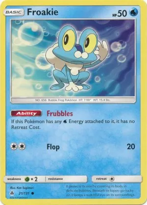 Froakie - 21/131 - Forbidden Light