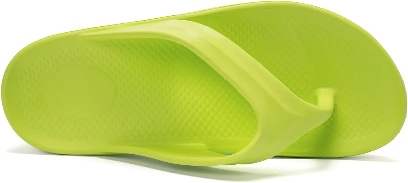 FUNKYMONKEY Women's Thong Flip Flop Ultra Soft Arch Support Sandals