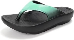 FUNKYMONKEY Women's Thong Flip Flop Ultra Soft Arch Support Sandals