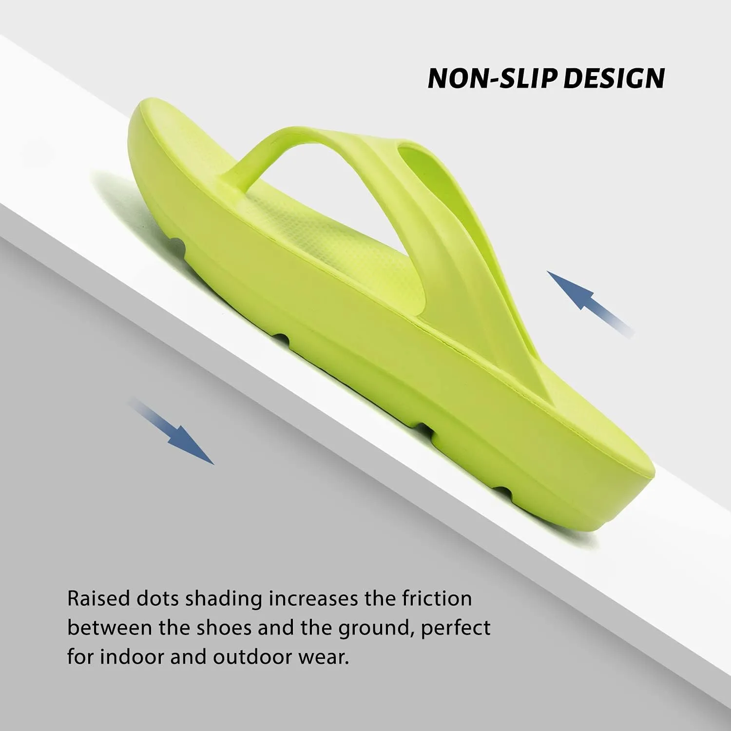 FUNKYMONKEY Women's Thong Flip Flop Ultra Soft Arch Support Sandals