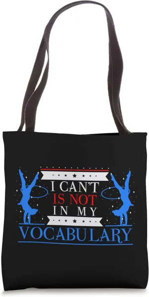 Funny Cheerleading Gymnast Flip Cheerleader Tote Bag