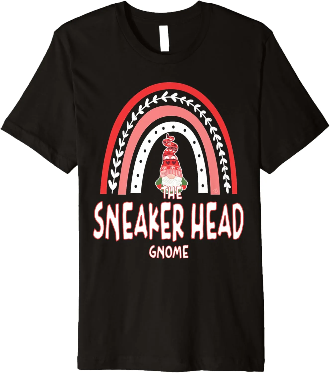 Funny Sneaker Gnome Matching Christmas Pjs for Family Premium T-Shirt