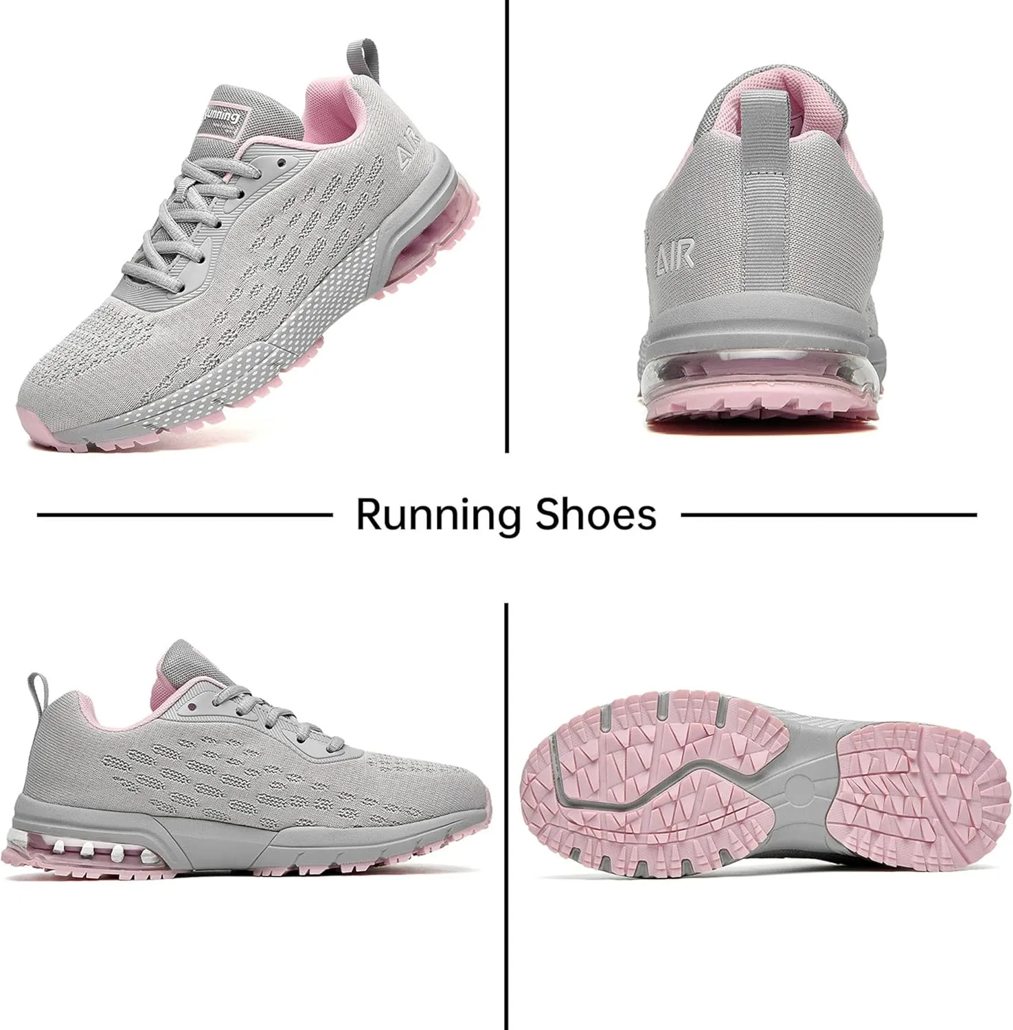 GANNOU Women's Athletic Running Shoes Fashion Sport Gym Jogging Tennis Fitness Sneaker US5.5-11