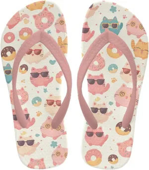 Girl's Flip Flops Kid's Flip Flop Children's Non-Slip Sole Quick Drying Beach Slippers Slide Sandals Pink Straps