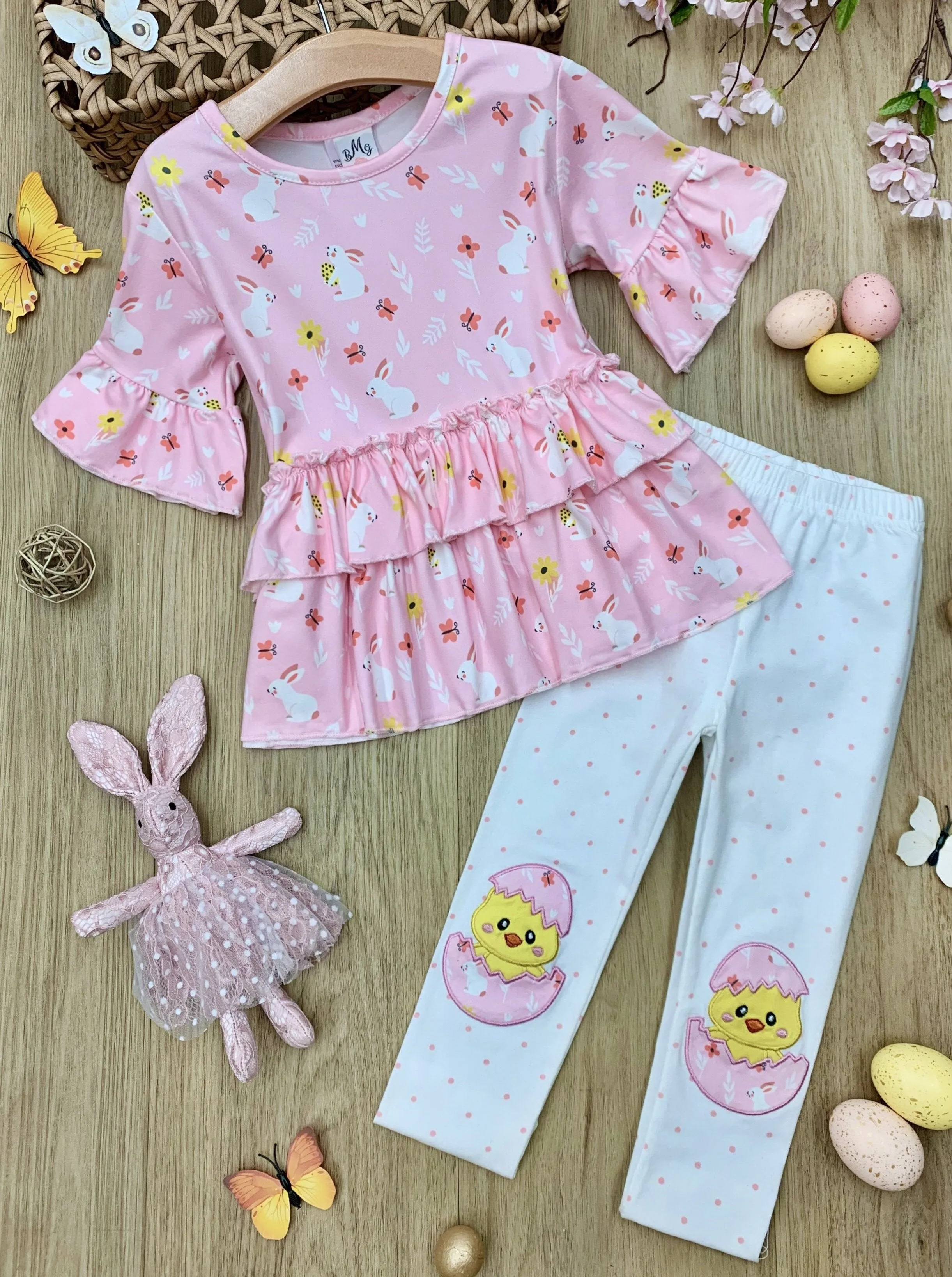 Girls Little Chick Top and Legging Set