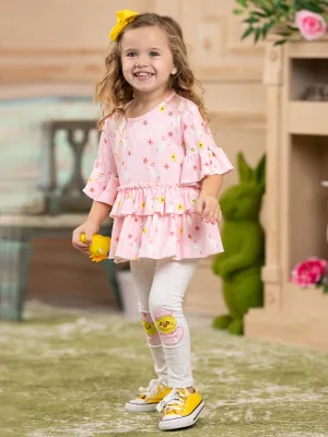 Girls Little Chick Top and Legging Set