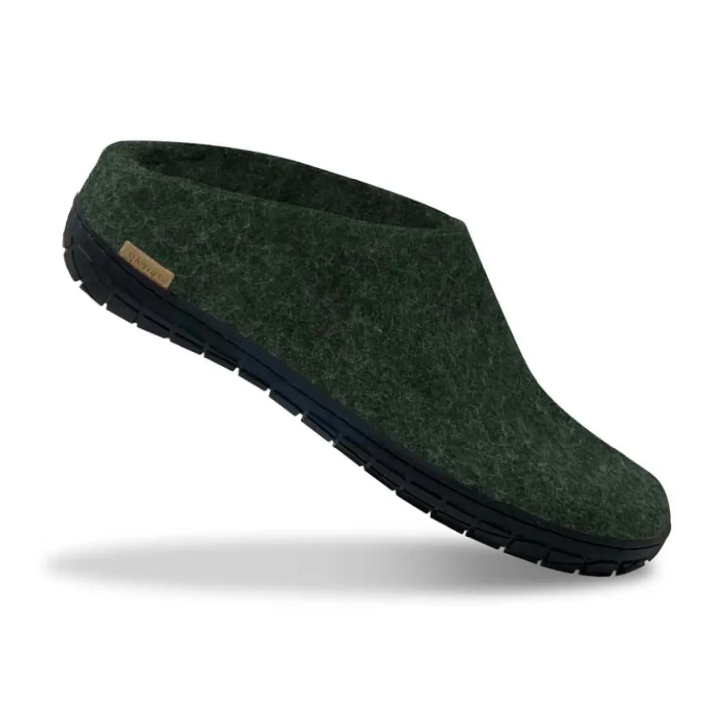 Glerups The Slip-On Forest - Black Rubber