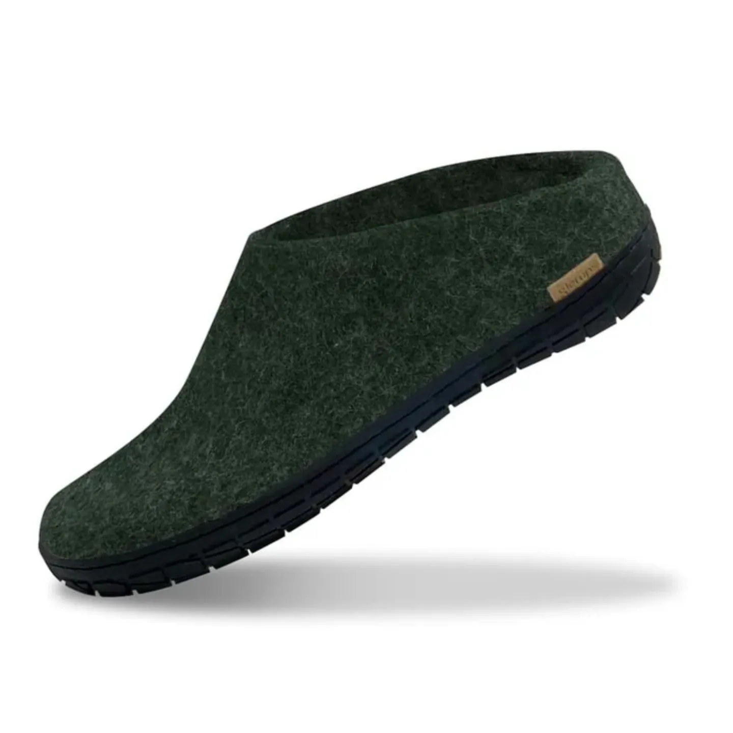 Glerups The Slip-On Forest - Black Rubber