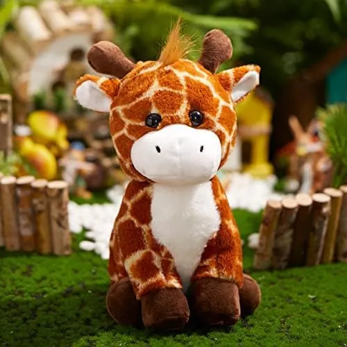 Glow Guards Musical Light up Giraffe Stuffed Animal,Soft Glowing Singing Wildlife Plush Toy with LED Night Lights&Nursery Songs,Birthday Children's Day Hoilday Ideal Gift for Toddler Kids,12''