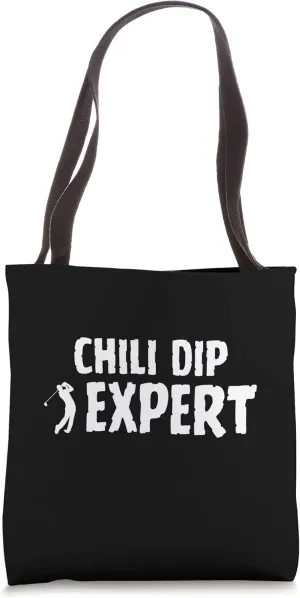 Golf Golfing Terminology Chili Dip Shot Swing Expert Tote Bag