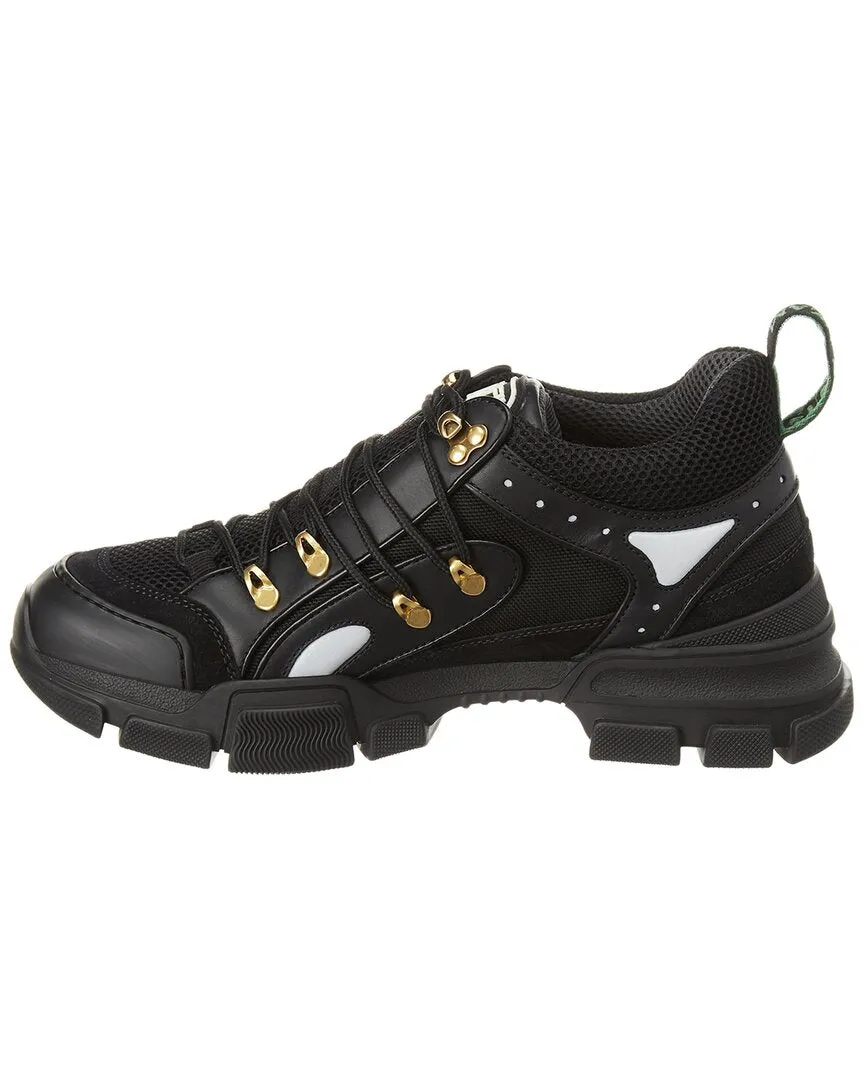 Gucci Flashtrek Leather & Mesh Sneaker