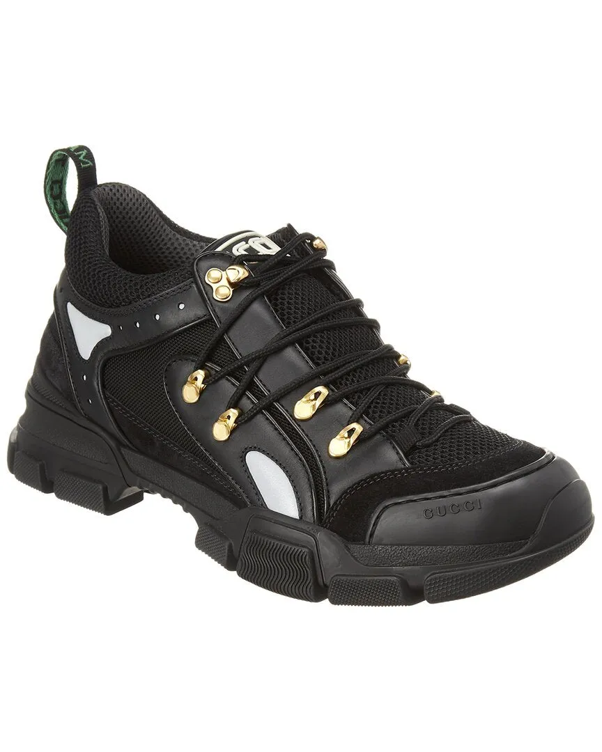 Gucci Flashtrek Leather & Mesh Sneaker
