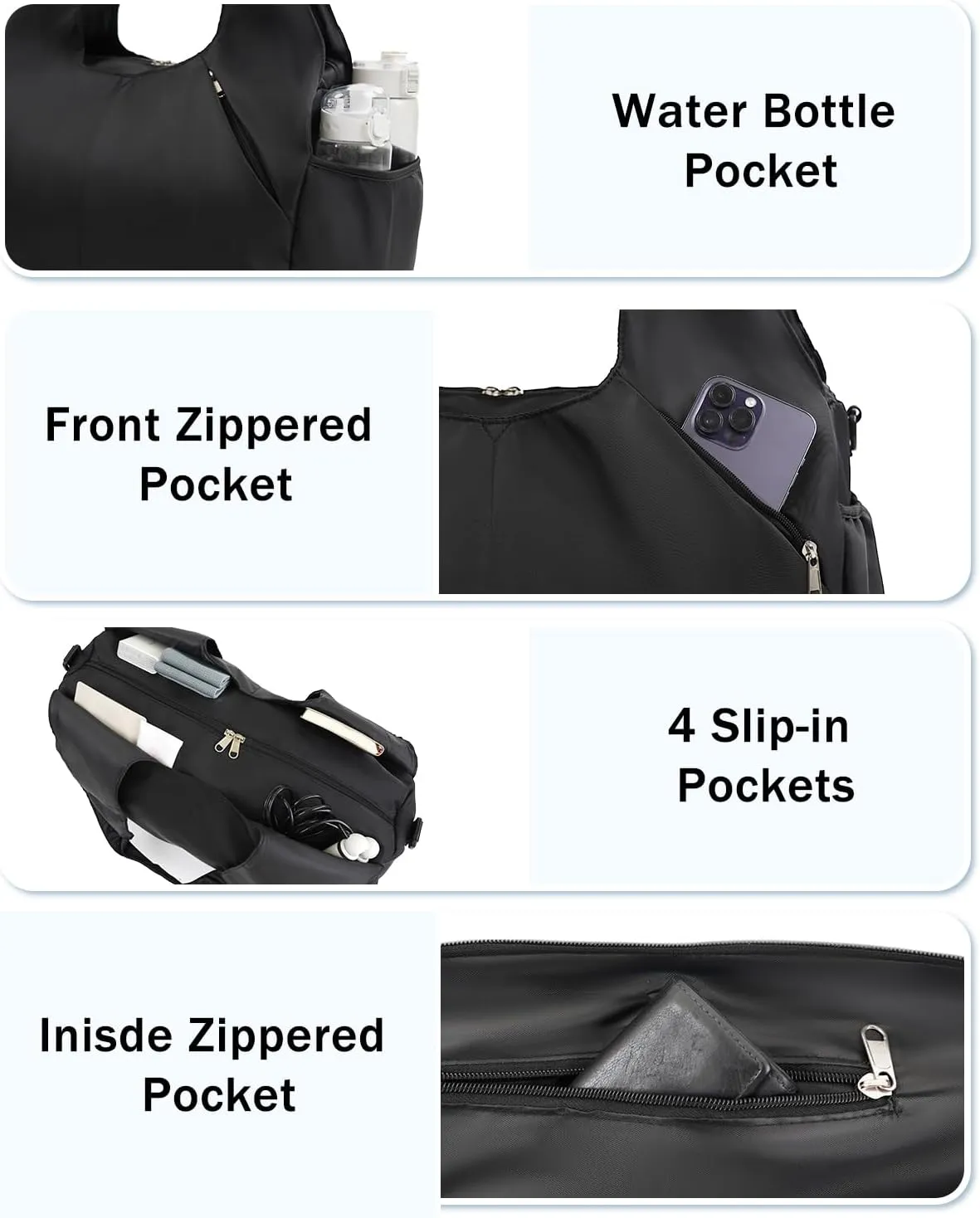 Gym Bag for Women with Shoe Compartment Yoga Mat Bag with Wet Pocket and Water Bottle Holder Weekender Bag with Strap