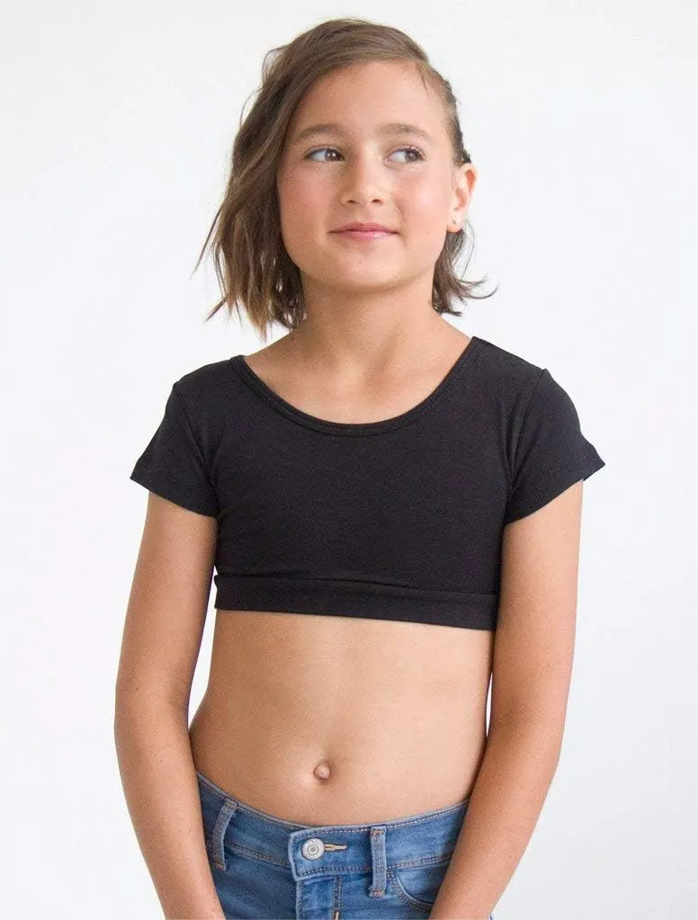 HALFTEE Girls Layering Tee | Crop Tops for Girls | Sizes 4-12