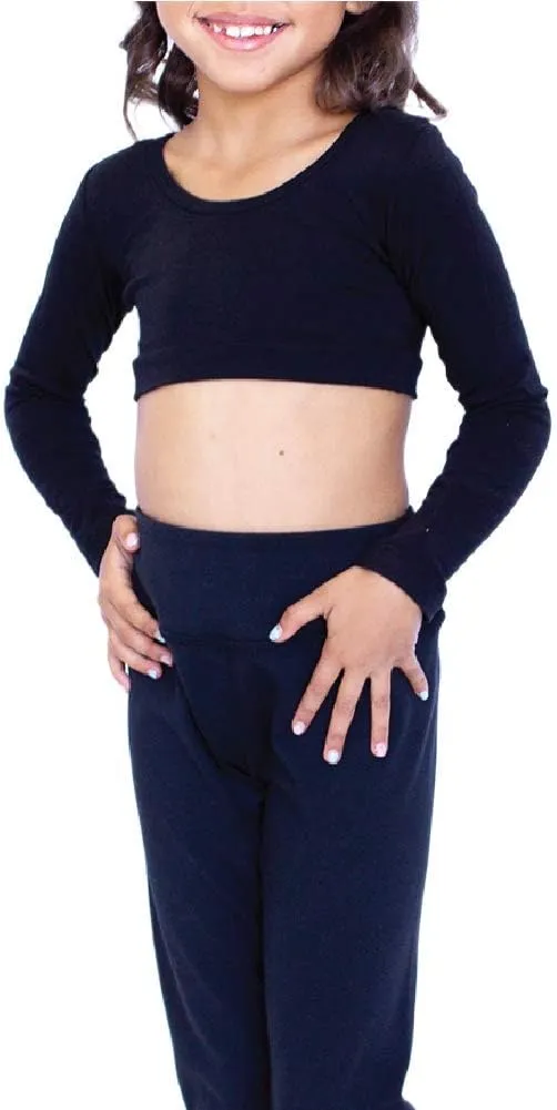 HALFTEE Girls Layering Tee | Crop Tops for Girls | Sizes 4-12