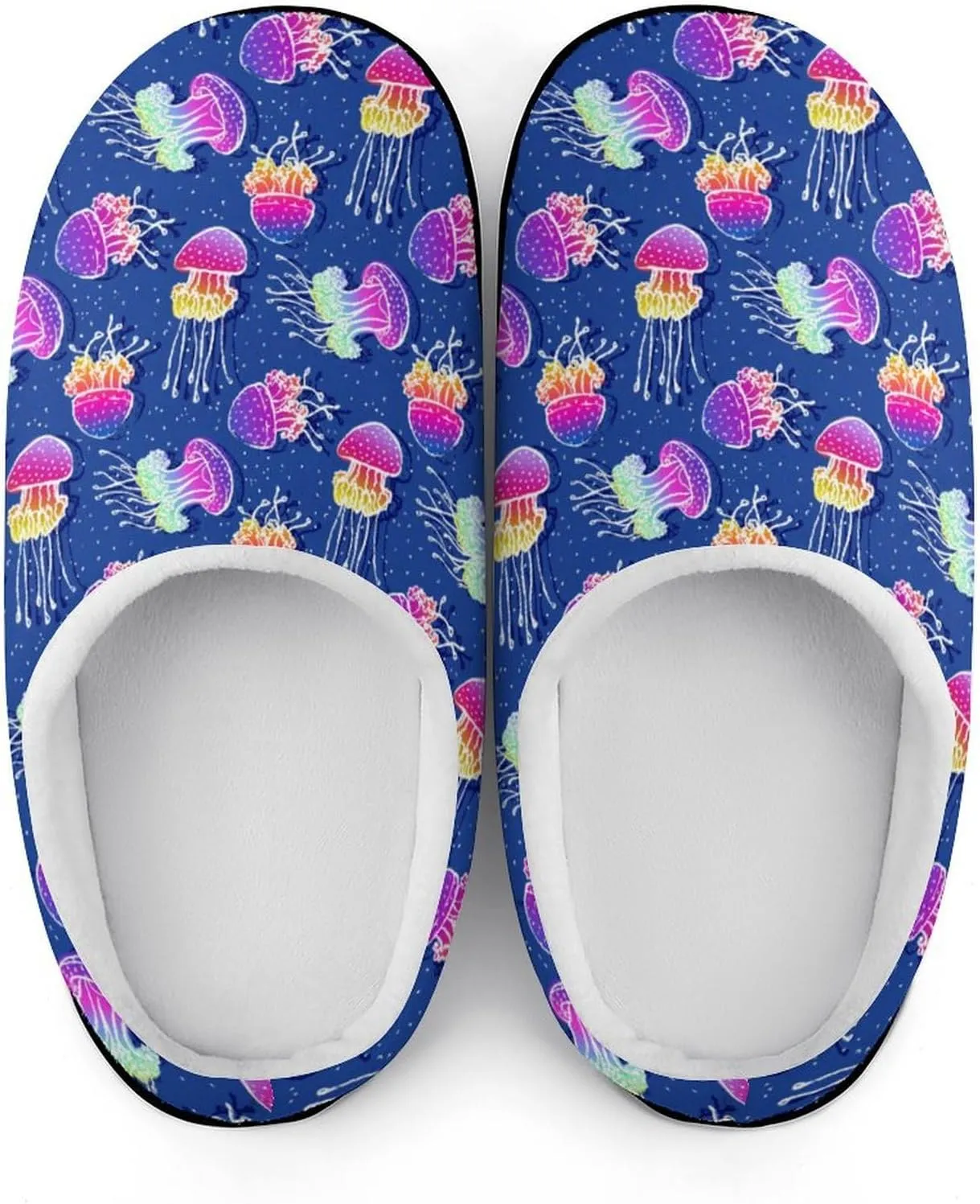 Halloween Clog Slippers Mens Non-Slip House Slippers Womens Memory Foam Cotton Slippers Slip-On Shoes Indoor Outdoor