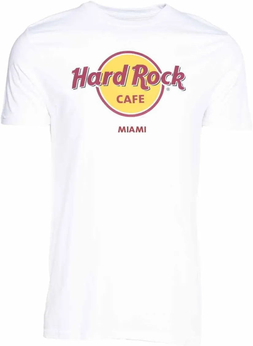 Hard Rock Classic White Tee New Logo