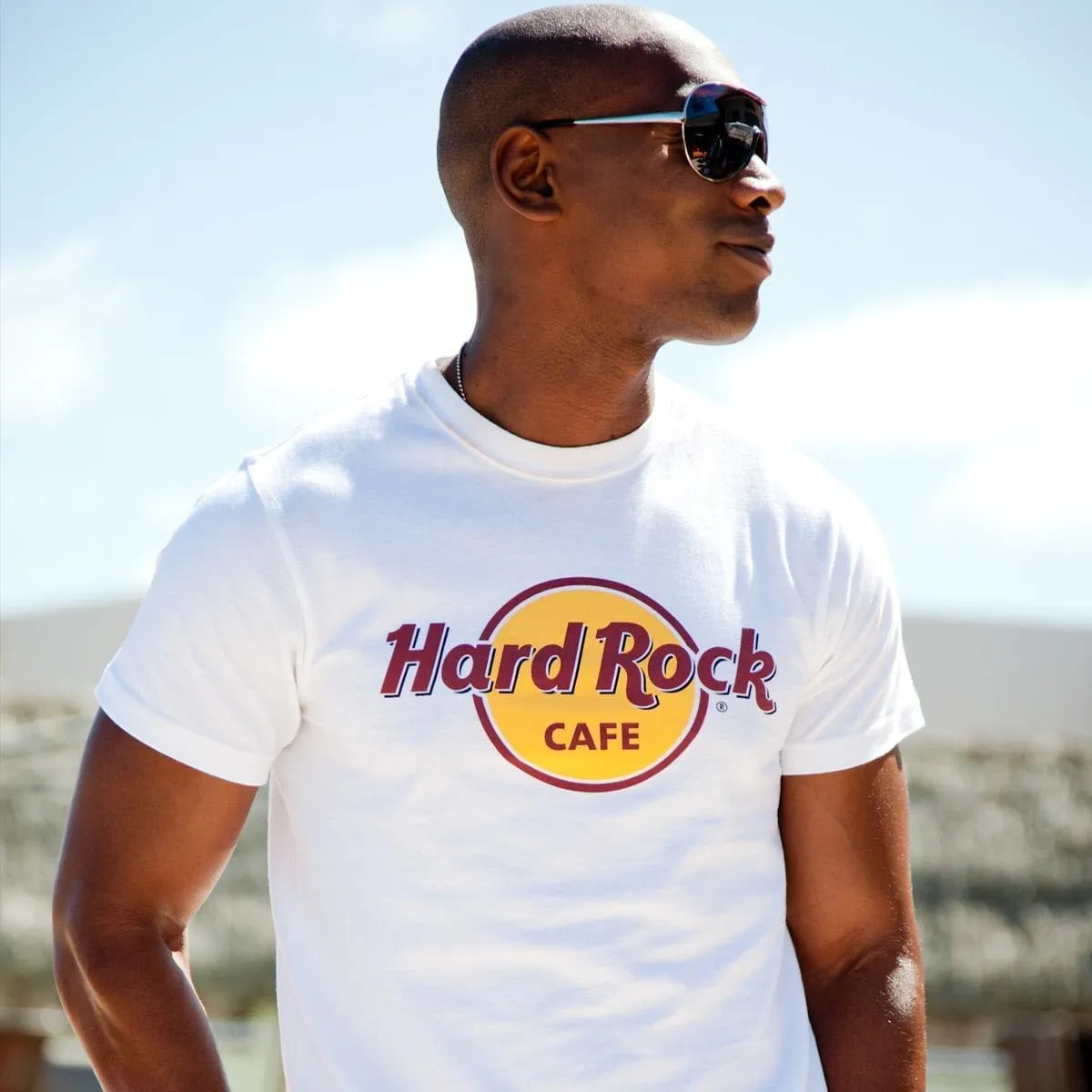 Hard Rock Classic White Tee New Logo