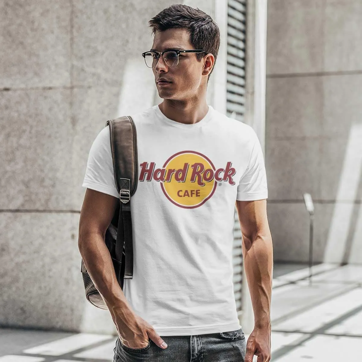 Hard Rock Classic White Tee New Logo