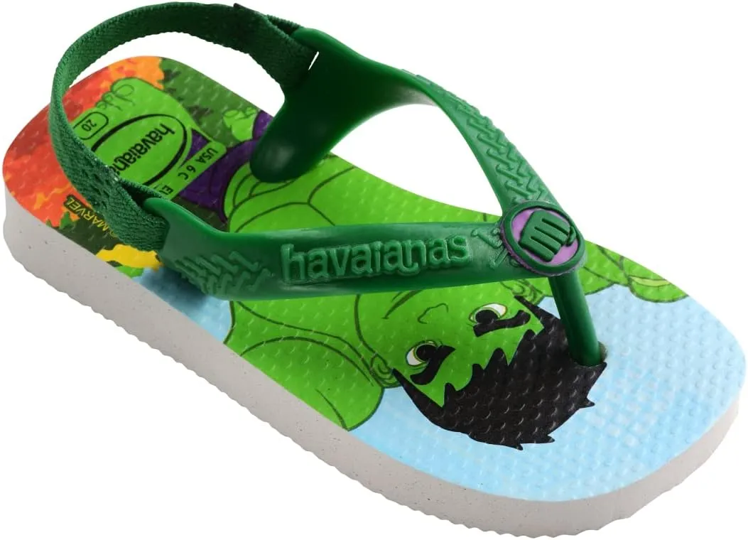 Havaianas Baby Marvel Sandals - Baby Water Shoes with Back Strap