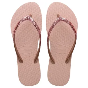 HAVAIANAS SLIM GLITTER II - BALLET ROSE.GOLD