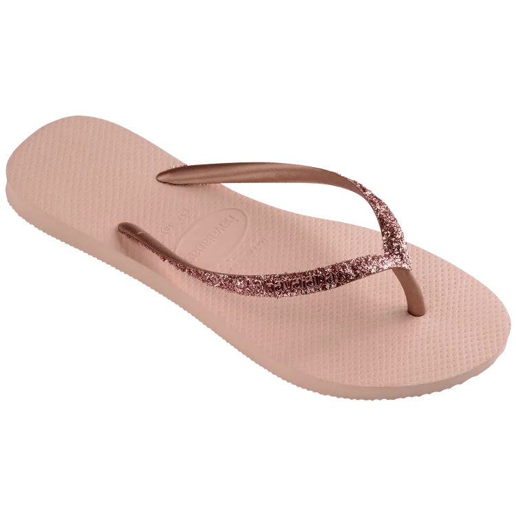 HAVAIANAS SLIM GLITTER II - BALLET ROSE.GOLD