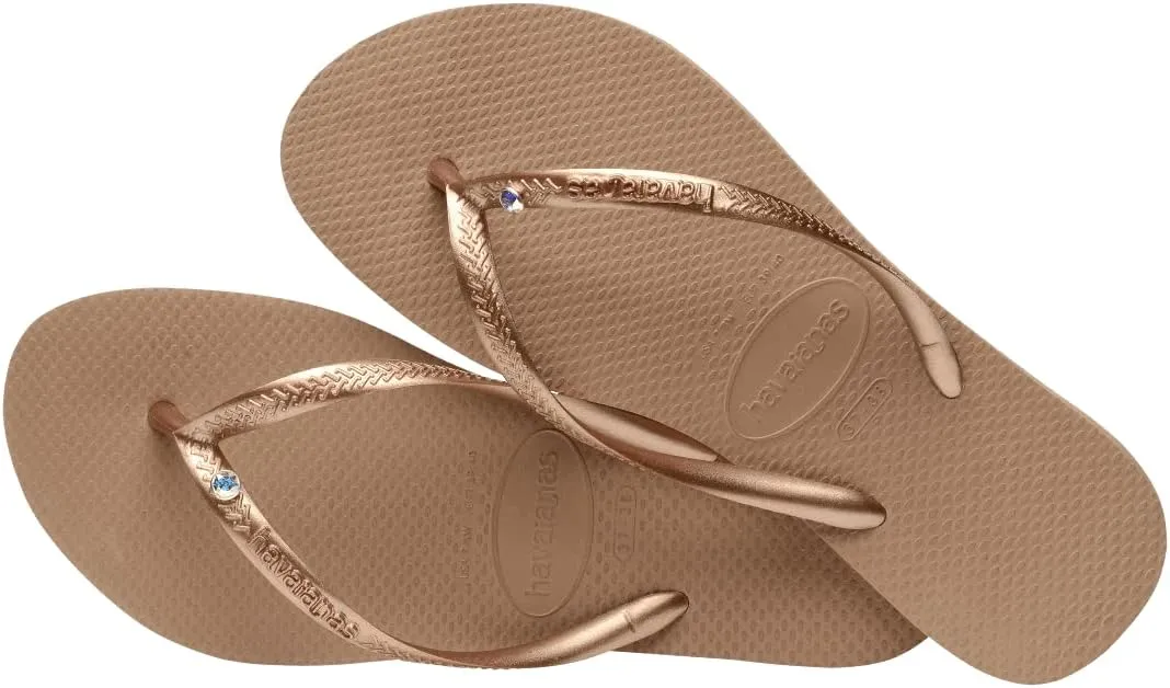Havaianas Women's Slim Crystal Flip Flops