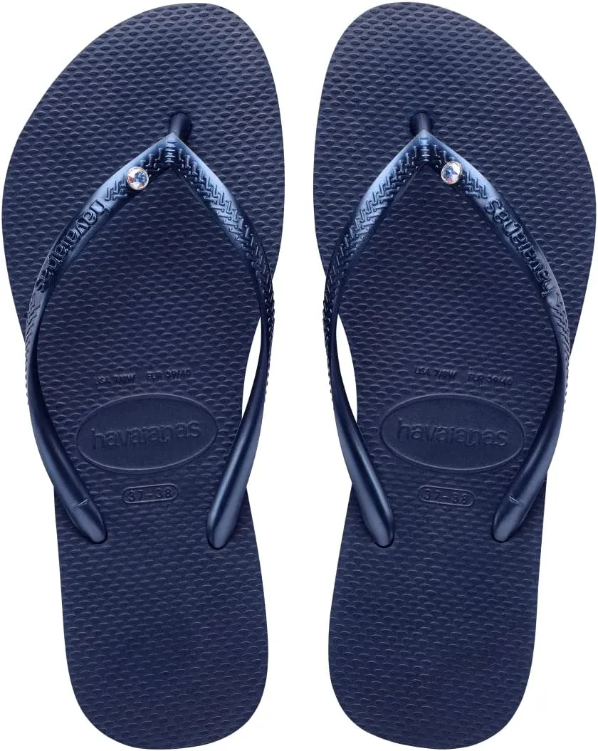 Havaianas Women's Slim Crystal Flip Flops