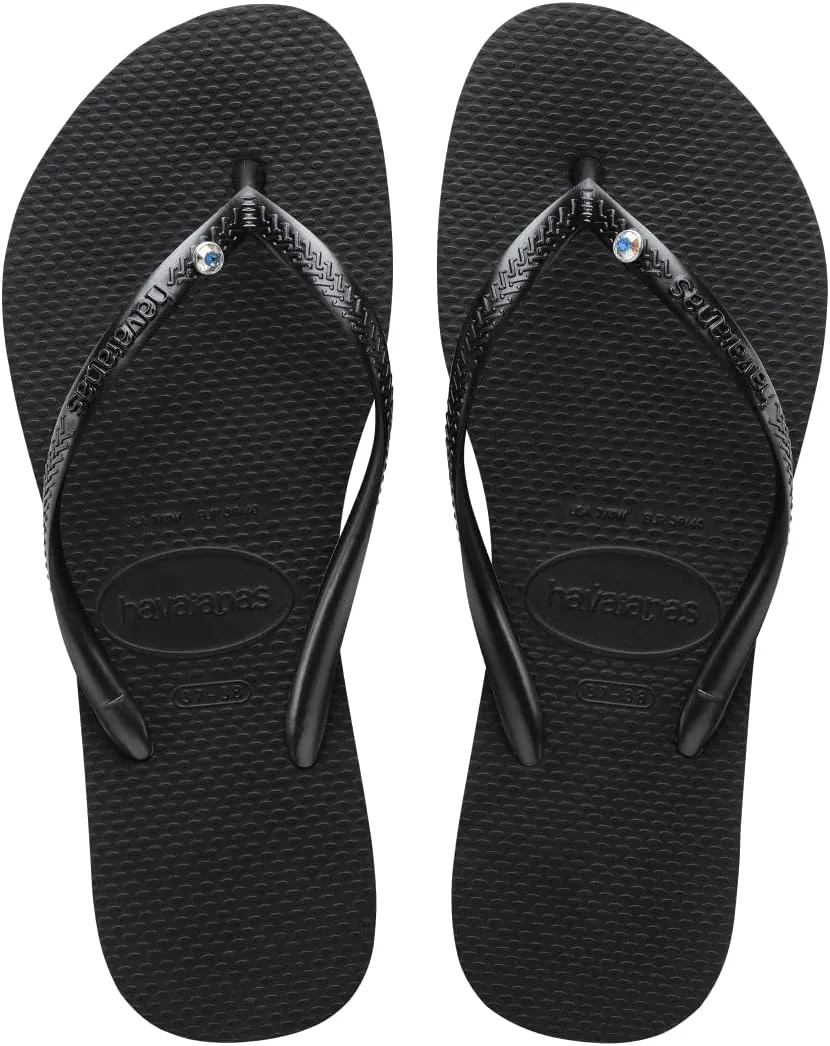 Havaianas Women's Slim Crystal Flip Flops