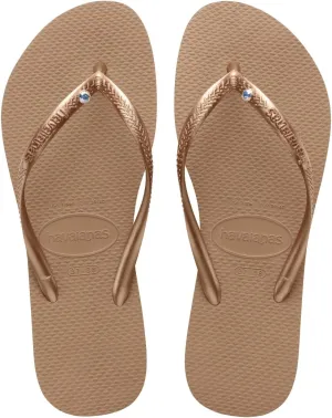Havaianas Women's Slim Crystal Flip Flops