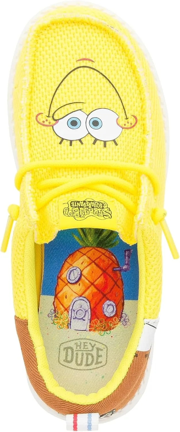 Hey Dude Boy's Wally Funk Spongebob (Little Big Kid) Slip-On