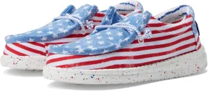 Hey Dude Boys' Wally Patriotic Slip-On Casual Shoe