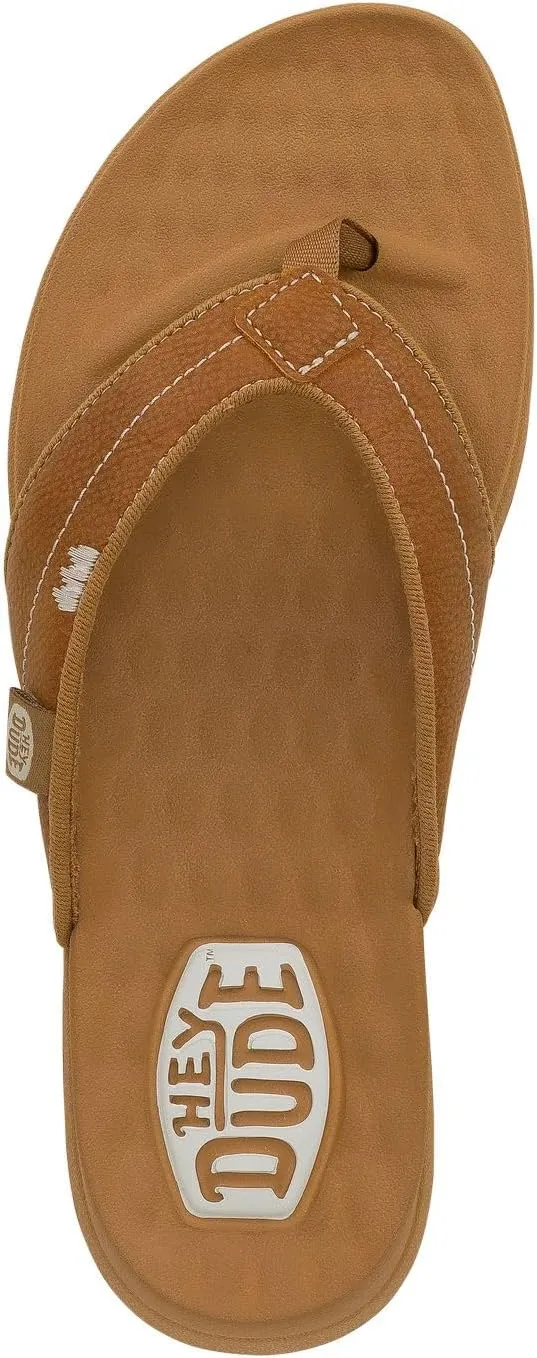 Hey Dude Women's Christi Flip Classic | Women's Shoes | Women Slip-on Sandals | Comfortable & Light-Weight
