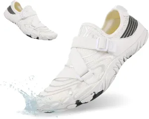 HiGropcore Water Shoes Men Women, Barefoot Wide Toe Box Beach Shoes, Quick Dry Breathable Swim Aqua Socks with Drainage