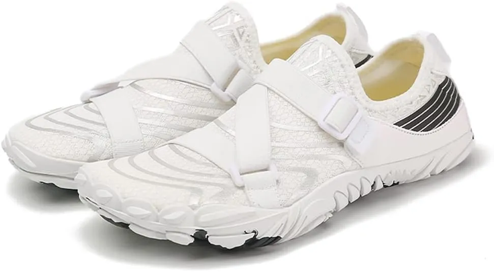 HiGropcore Water Shoes Men Women, Barefoot Wide Toe Box Beach Shoes, Quick Dry Breathable Swim Aqua Socks with Drainage