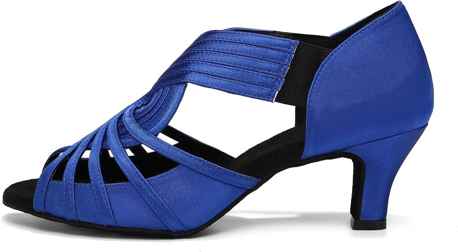 HIPPOSEUS Women's Professional Latin Dance Shoes Slip on Ballroom Salsa Bachata Performance Practice Dancer Shoes