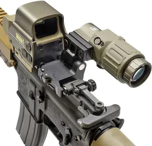 Holographic Sights   3X Magnifier Combo Airsoft Green&Red dot Sight with 20mm Switch to Side Quick Detachable QD Mount