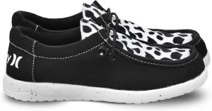 Hurley Kids Elastic Lace Loafers, Canvas Shoes for Boys & Girls - Comfortable, Durable, Stylish - Kid's Fashion Sneakers, Wide Toe Shoes for Everyday Wear