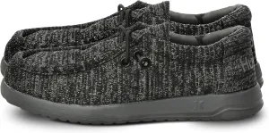 Hurley Kids Elastic Lace Loafers, Canvas Shoes for Boys & Girls - Comfortable, Durable, Stylish - Kid's Fashion Sneakers, Wide Toe Shoes for Everyday Wear