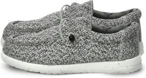 Hurley Kids Elastic Lace Loafers, Canvas Shoes for Boys & Girls - Comfortable, Durable, Stylish - Kid's Fashion Sneakers, Wide Toe Shoes for Everyday Wear