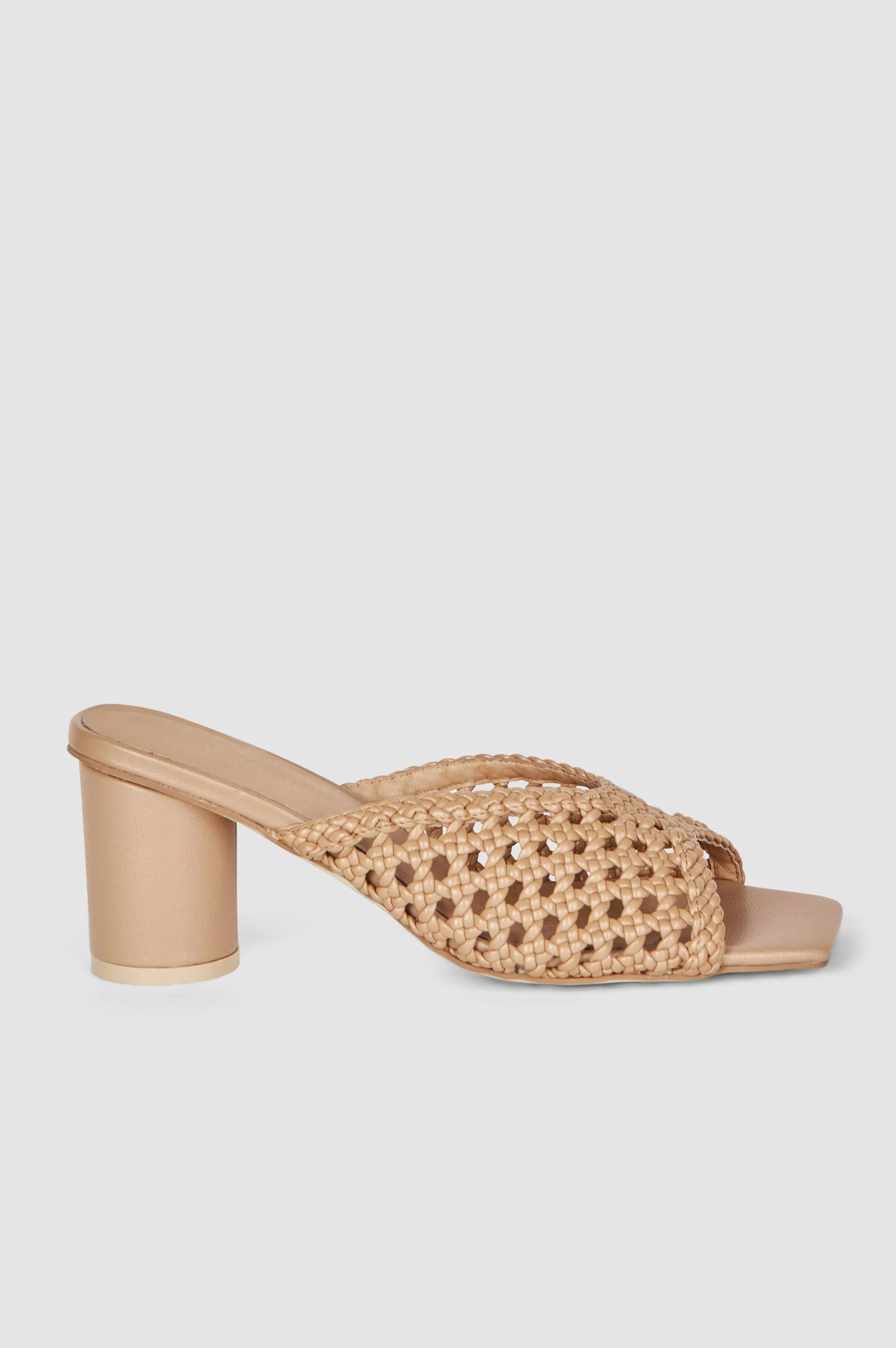 INTENTIONALLY BLANK CASSANDRA HEELED MULE - CLAY