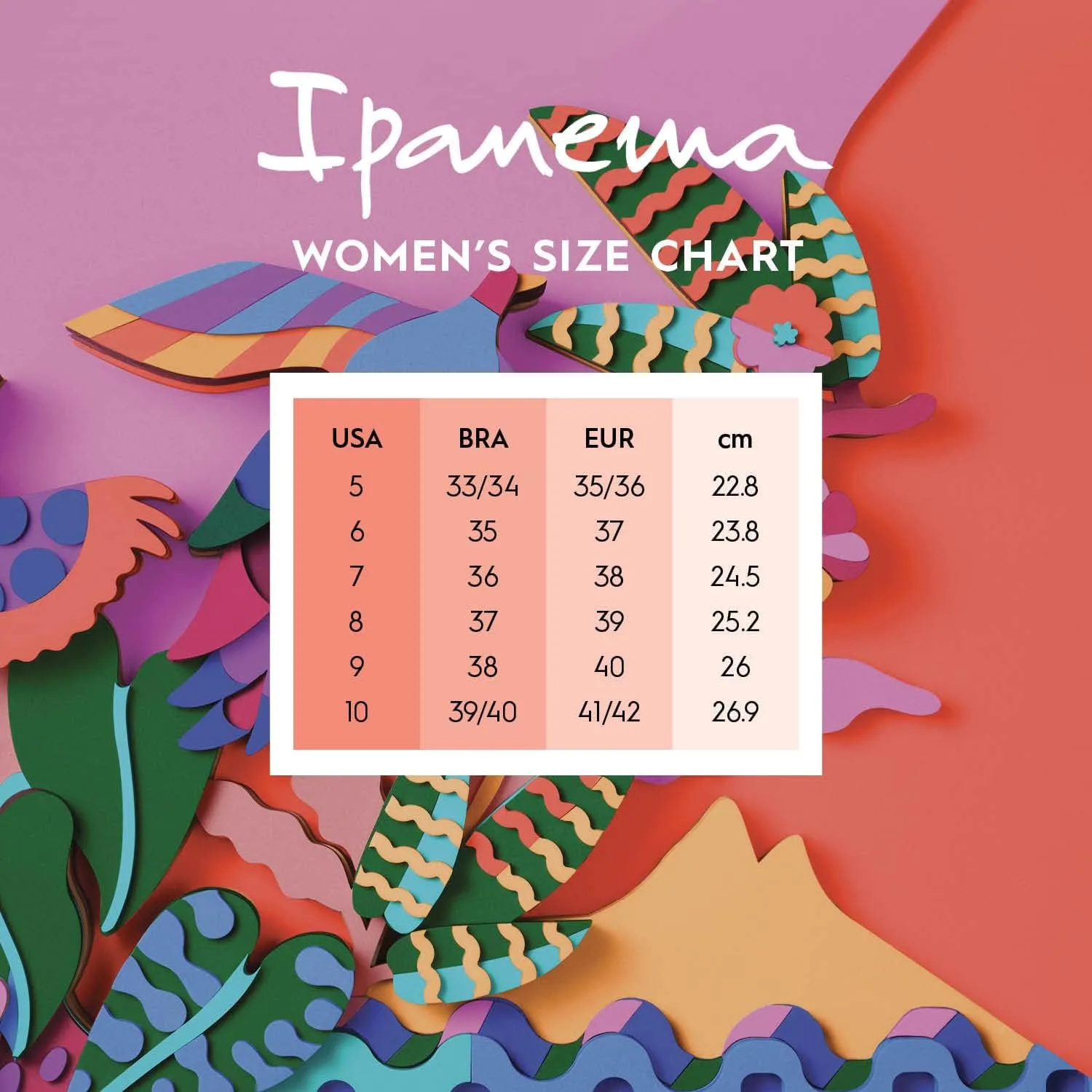 Ipanema Women's Wave Heart Flip Flop