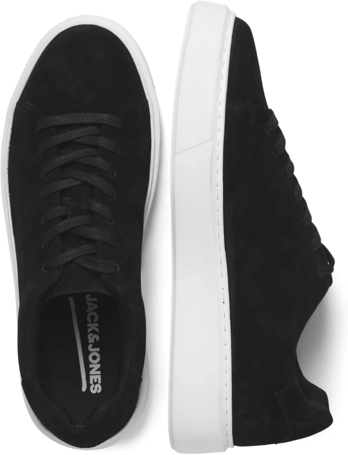 JACK & JONES Men's Smart Casual Jfwstockholm Leather Sneaker Ln