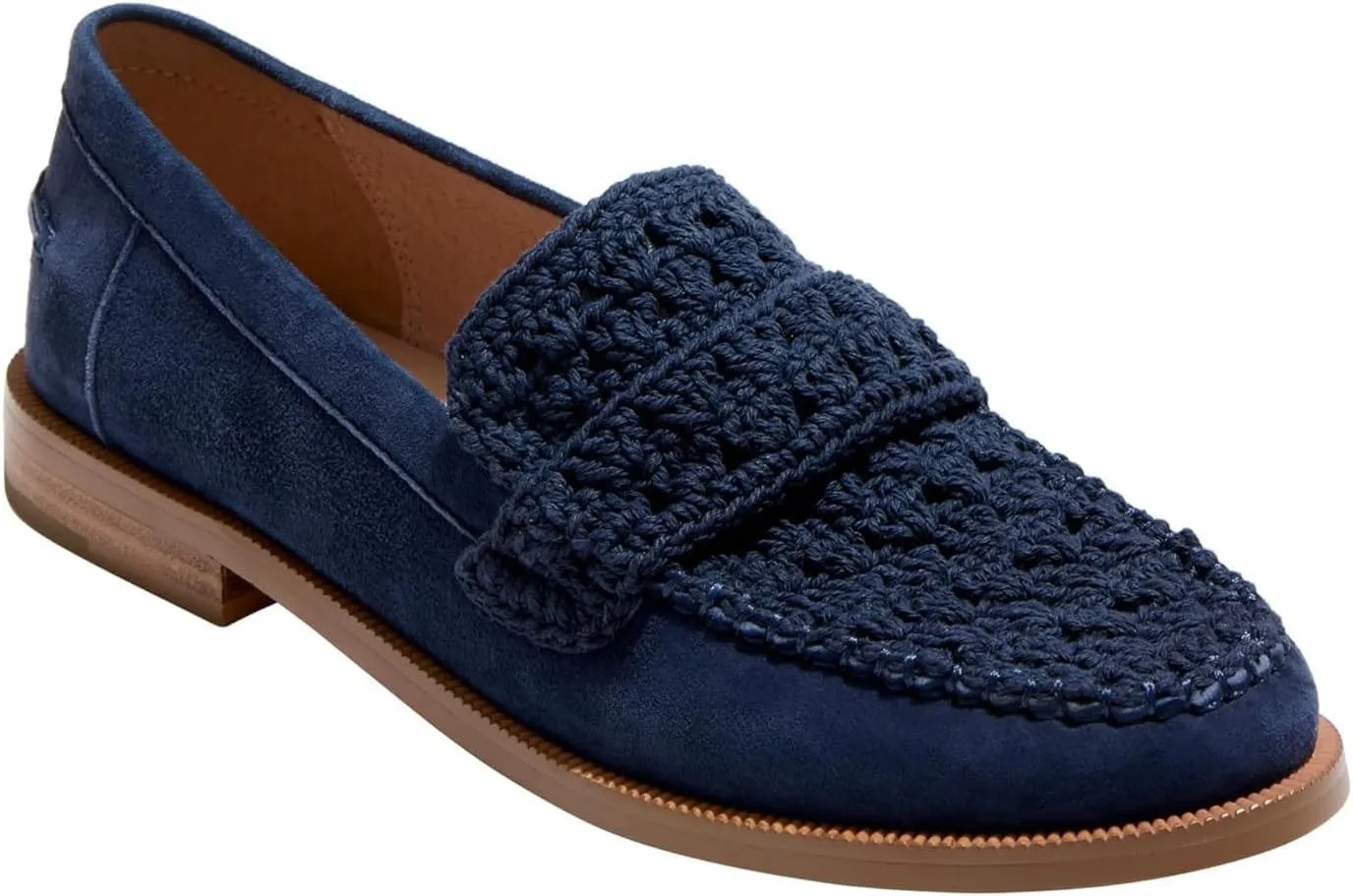 Jack Rogers Women's Dale Loafer-Crochet/Suede