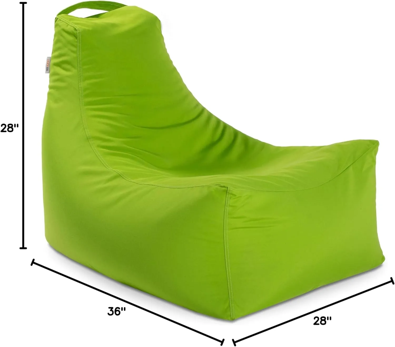 Jaxx Juniper Outdoor Bean Bag Patio Chair & Poolside Lounge, Breeze